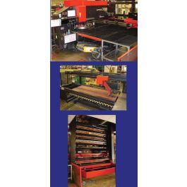 Used-AMADA VIPROS 358 KING HYDRAULIC CNC TURRET PUNCH-VIPROS 358 KING-7393