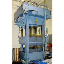 Used-Hysco-Hysco Hydraulic 4 Post Press (Down-Acting)-300-36-36-9069