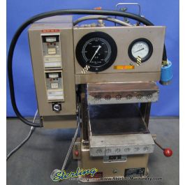 Used-PHI-PHI Hydraulic Hand Laminating Press-SQ237- C- X3- 8- 21-9352