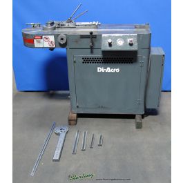 Used-Di-Acro-Used Di- Acro Hydraulic Power Tube Bender-#6-9424