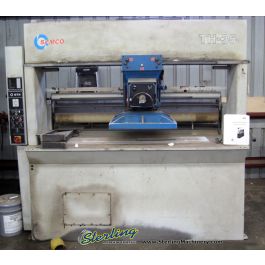 Used-Samco-Used Samco Hydraulic Traveling Head Clicker Press-TH-35- 2006-9625