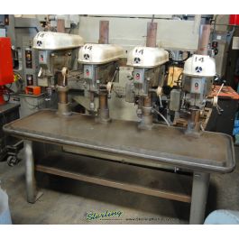 Used-Delta Rockwell-Used Delta Rockwell 4 Head Drill Press-17-600-9800