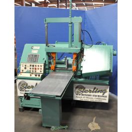 Used-W.F. Wells-Used W.F. Wells Automatic Horizontal Bandsaw (Twin Post Design)-F15 - 3U-A1124
