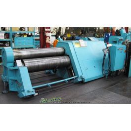 Used-Bertsch-Used Bertsch Hydraulic Double Pinch Plate Bending Roll-125-05-A1241