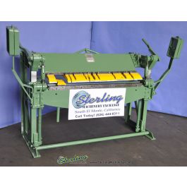 Used-Used Whitney Jensen Combination Hand Box & Pan Brake-416-A1285