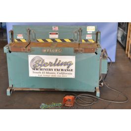 Used-Wysong-Used Wysong Hydraulic Power Shear-HY1-1452-A1486