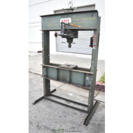 Used-DAKE-Used Dake Hand H- Frame Hydraulic Press-75H-A1499