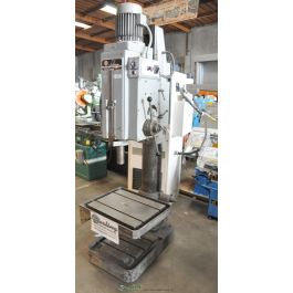 Used-SOLBERGA-Used Solberga Geared Head Sliding Column Drill Press W/ Powered Down Feed-SENR10-A1974