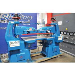 Used-Schwabe-Used Schwabe Twin Head Hydraulic Clicker Press-TWIN-AB-A5436