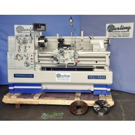 Used-Birmingham-Brand New Birmingham Gap Bed Engine Lathe (Geared Head) -YCL-1640-A2648