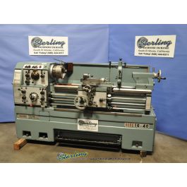 Used-Used Acra Turn Namseon Gap Bed Engine Lathe-LS-400-A2664