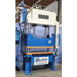 Used-Savage-Used Savage 4 Post Hydraulic Blanking Trim Press-60HTP-A2756