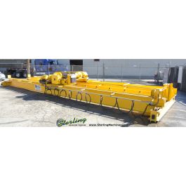 Used-Euclid-Used 5 Ton Over Riding Double Girder Bridge Crane-TRDG5-40-A3040