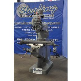 Used-BRIDGEPORT-Used Bridgeport (Step Pulley) Vertical Mill-SERIES 1-A3174