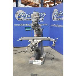 Used-BRIDGEPORT-Used Bridgeport (Step Pulley Type) Vertical Milling Machine-SERIES 1-A3781