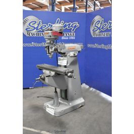 Used-BRIDGEPORT-Used Bridgeport (Step Pulley Type) Vertical Milling Machine-SERIES 1-A3782