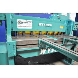 Used-Wysong-Used Wysong Power Shear-1252-A3826