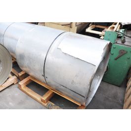 Used-Galvanized Sheet Metal Roll ($0.18 per pound)-24 GA.-A3851