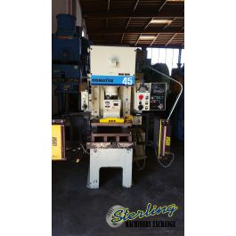 Used-KOMATSU-Used Komatsu OBS Mechanical Gap Frame Punch Press-BOS-45-3-A3979