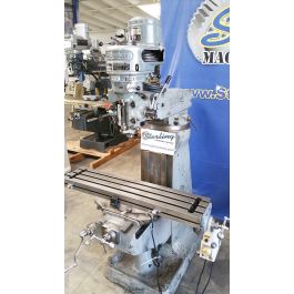 Used-BRIDGEPORT-Used Bridgeport (Step Pulley Type) Vertical Milling Machine-SERIES 1-A4167