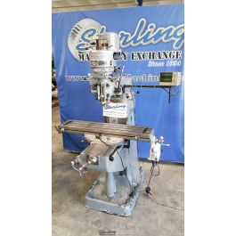 Used-BRIDGEPORT-Used Bridgeport (Step Pulley Type) Vertical Milling Machine-SERIES 1-A4168
