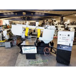 Used-HYDMECH-Used Hydmech Automatic Horizontal Pivot Style, Swivel Head, Mitering Horizontal Band Saw-S-25A-A4572