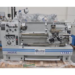 New-Acra-Brand New Acra Gap Bed Engine Lathe (Geared Head)-1743GFEL-SM1743GFEL