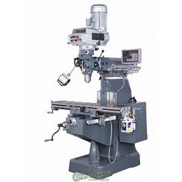 Used-Atrump-BRAND NEW ATRUMP VERTICAL ELECTRONIC VARIABLE SPEED MANUAL KNEE MILL-3EV-A5129