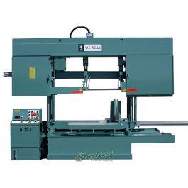 New-W.F. Wells-Brand New W.F. Wells Semi-Automatic Hydraulic Horizontal Twin Post Large Capacity Bandsaw -B-25-1-SMB251