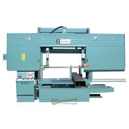 New-W.F. Wells-Brand New W.F. Wells Semi-Automatic Hydraulic Horizontal Twin Post Large Capacity Bandsaw-B-25-2-SMB252