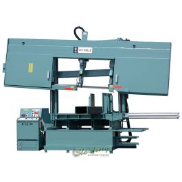 New-W.F. Wells-Brand New W.F. Wells Semi-Automatic Hydraulic Horizontal 6 Degree Cant Head Twin Post Bandsaw -B-25-3C-SMB253C