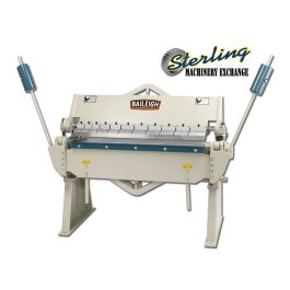 New-Baileigh-Brand New Baileigh Heavy Duty Manually Operated Box & Pan (Finger) Brake-BB-4812-SMBB4812
