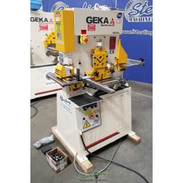 New-Geka-Brand New Geka Single Cylinder Hydraulic Ironworker-BENDICROP 50-SMBENDICROP50
