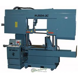 New-W.F. Wells-Brand New W.F. Wells Hydraulic Semi-Automatc Horizontal Band Saw-H-2024-3C-SMH20243C