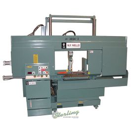 New-W.F. Wells-Brand New W.F. Wells Hydraulic Semi-Automatc Horizontal Band Saw-H-2024-3-SMH20243