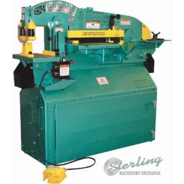 Used-PIRANHA-BRAND NEW PIRANHA HYDRAULIC IRONWORKER-P65-A5128