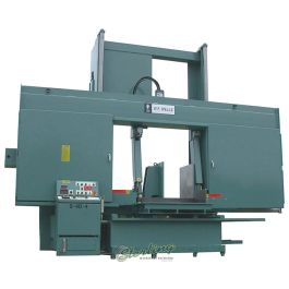 New-W.F. Wells-Brand New W.F. Wells Semi-Automatic Hydraulic Horizontal Large Capacity Twin Post Bandsaw-S-40-4-SMS404