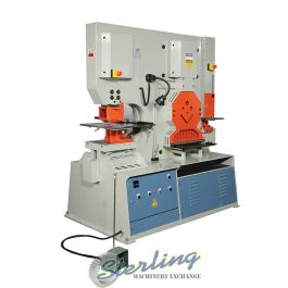 New-Baileigh-Brand New Baileigh Dual Operator 132 Ton 5 Station Ironworker-SW-132-SMSW132