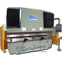 New-U.S. Industrial-Brand New U.S. Industrial Hydraulic Press Brake with Front Operated Power Back Gauge & Power Ram Adjust-USHB200-13M-SMUSHB20013HM