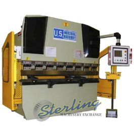 New-U.S. Industrial-Brand New U.S. Industrial Hydraulic Press Brake with Front Operated Power Back Gauge & Power Ram Adjust-USHB250-13HM-SMUSHB25013HM