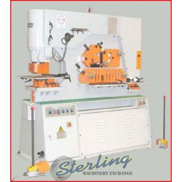 New-U.S. Industrial-Brand New U.S. Industrial Hydraulic Ironworker with Dual Operator Stations-USHI-66T-DO-SMUSHI66TDO