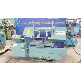 New-W.F. Wells-Brand New W.F. Wells Semi-Automatic Horizontal Twin Post Bandsaw *AMERICAN MADE*-W-9-1-SMW91