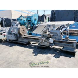 Used-POREBA-Used Poreba Heavy Duty Gap Bed Engine Lathe-TR100-B1-A4749