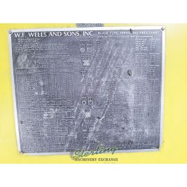 Used-W.F. Wells-Used W.F. Wells Automatic Horizontal Bandsaw (Twin Post Design)-F-15-A4889