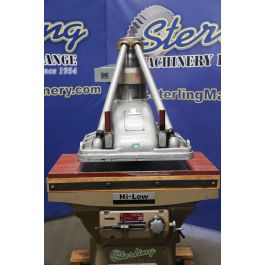 Used-Pedersen-Used Pedersen Swing Head Hydraulic Clicker Press -VILH 282-A5016