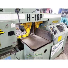 Used-HYDMECH-Used Hydmech Semi-Automatic Dual Post Horizontal Band Saw-H-18P-A5476