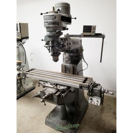 Used-BRIDGEPORT-Used Bridgeport Vertical Mill (Step Pulley Head)-BRJ- 42-A5549
