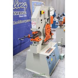 Used-Baileigh-Used (Demo Machinery) Baileigh 62 Ton 5 Station Ironworker-SW-623-A5634