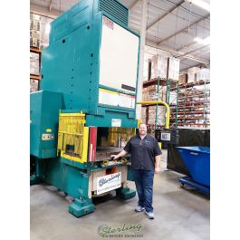 Used-Cincinnati, Inc-Used 250 Ton Cincinnati Hydruaulic OBS Power Punch Press (UPGRADED CONTROLLER)-250 OBS-A5853