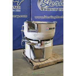 Used-Roto-Finish-Used Roto-Finish Bowl Type Vibratory With Outfeed Process Channel-GEMINI SERIES 400-A5913